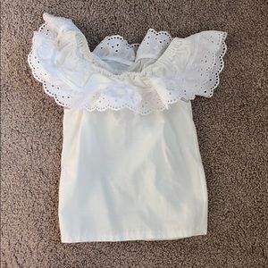 Lace Ruffle Top